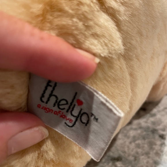 Vintage 1980 stuffed animal pig. Thelya toys - Picture 7 of 7